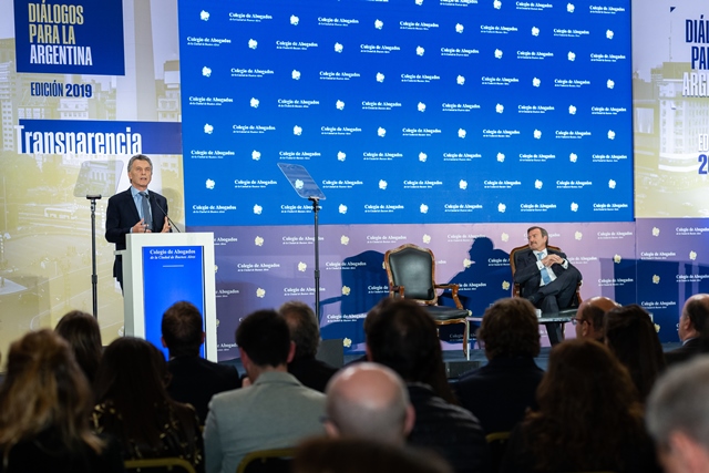 DI�LOGOS PARA LA ARGENTINA  CON LA PRESENCIA DEL PRESIDENTE MACRI SE REALIZ� LA EDICI�N 2019